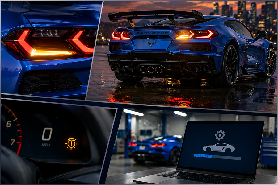 Chevrolet Corvette Rear Turn Signal Warning Failure